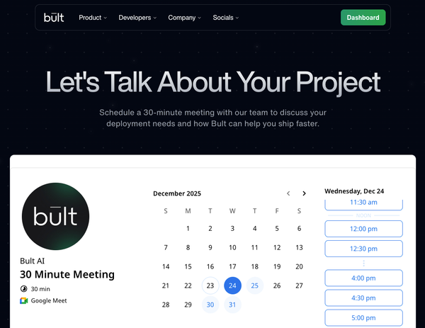 Let’s Talk About Your Project